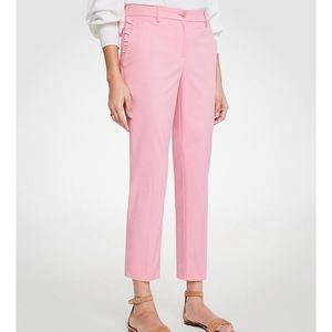 Ann Taylor Ruffle Crop Pants NWOT